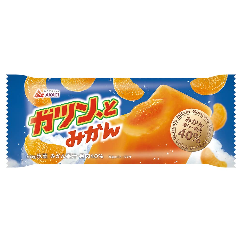 Amazon.co.jp: 赤城乳業 ガツン、と みかん 90ml×24袋 : 食品・飲料・お酒